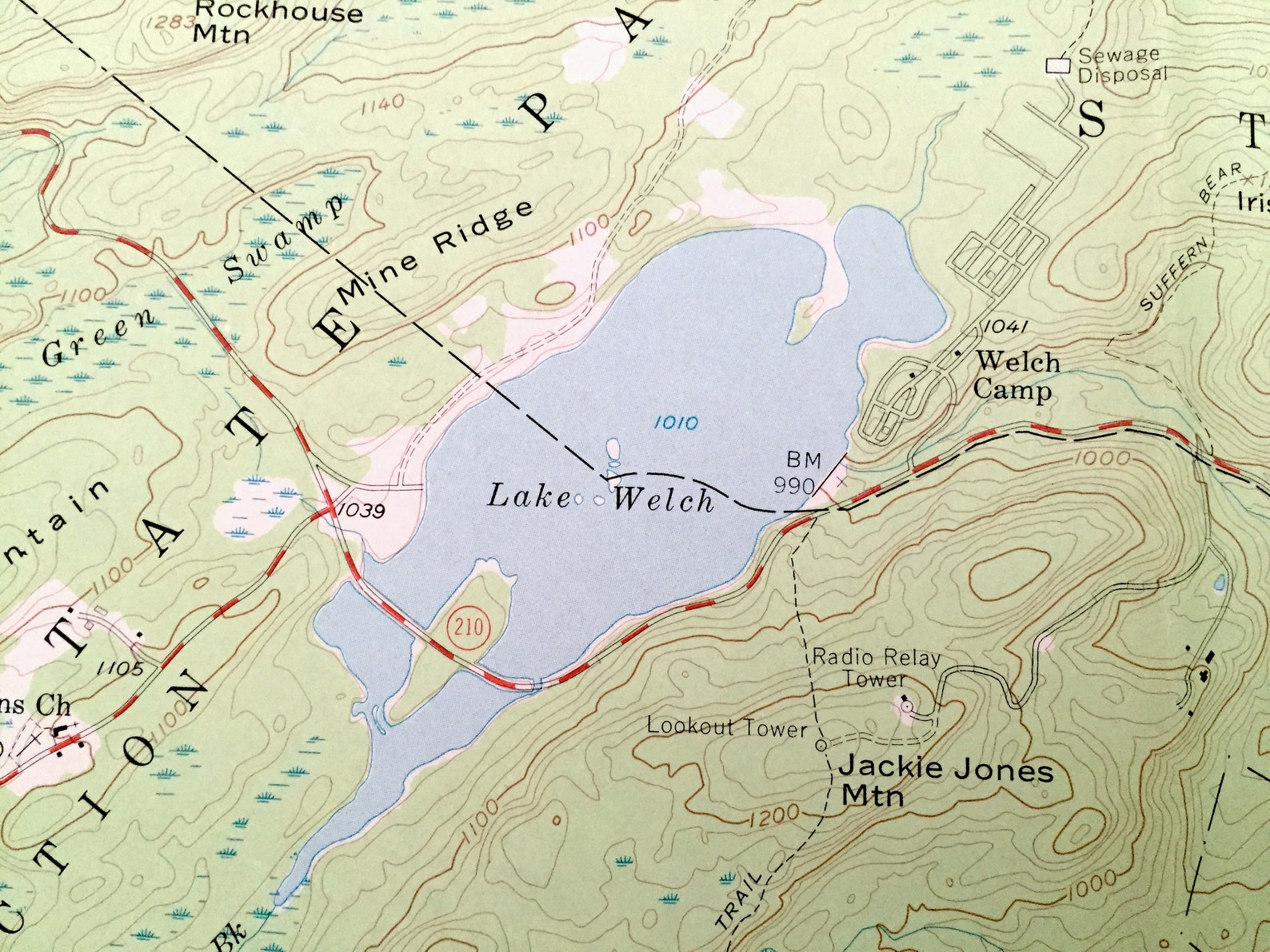 Antique Thiells New York 1955 US Geological Survey Etsy