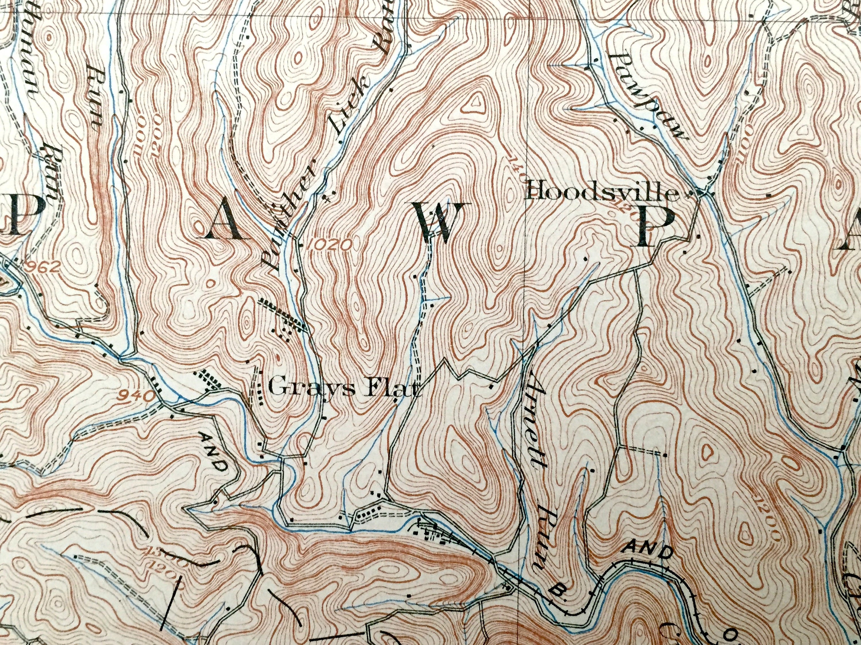 Antique Blacksville West Virginia 1904 US Geological Survey Etsy