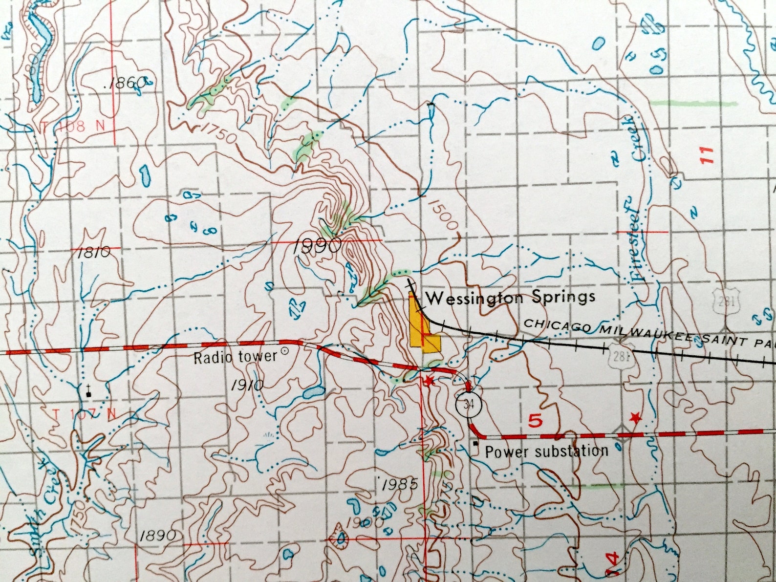 Antique Huron South Dakota 1959 US Geological Survey Etsy