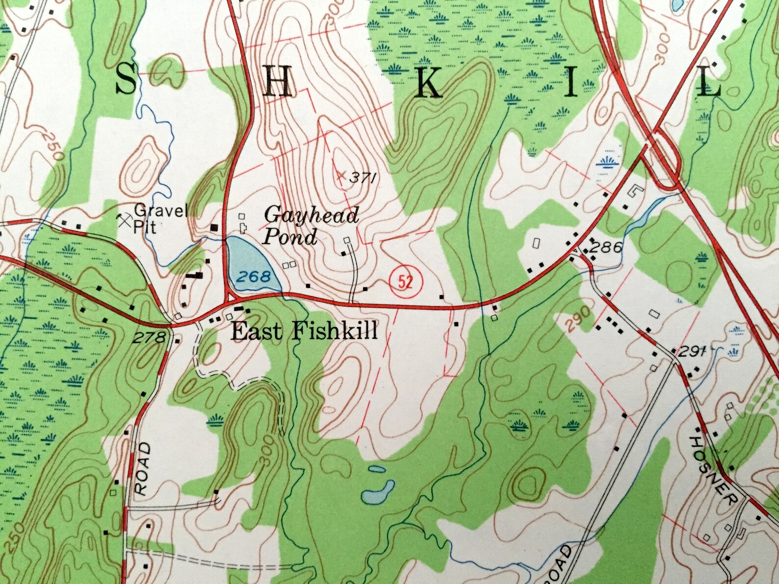 Antique Hopewell Junction New York 1957 US Geological Survey Etsy