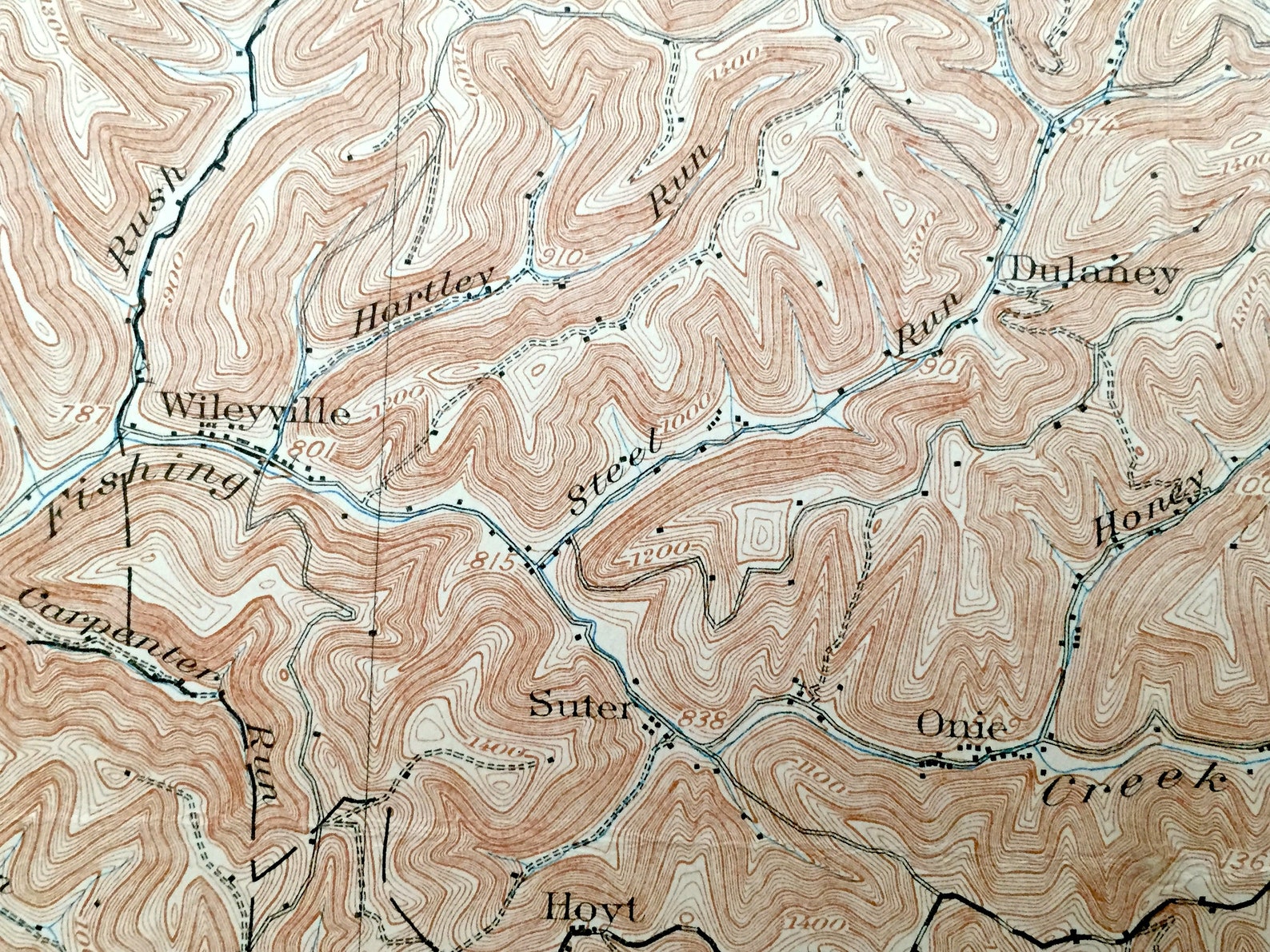 Antique Littleton West Virginia 1905 US Geological Survey Etsy