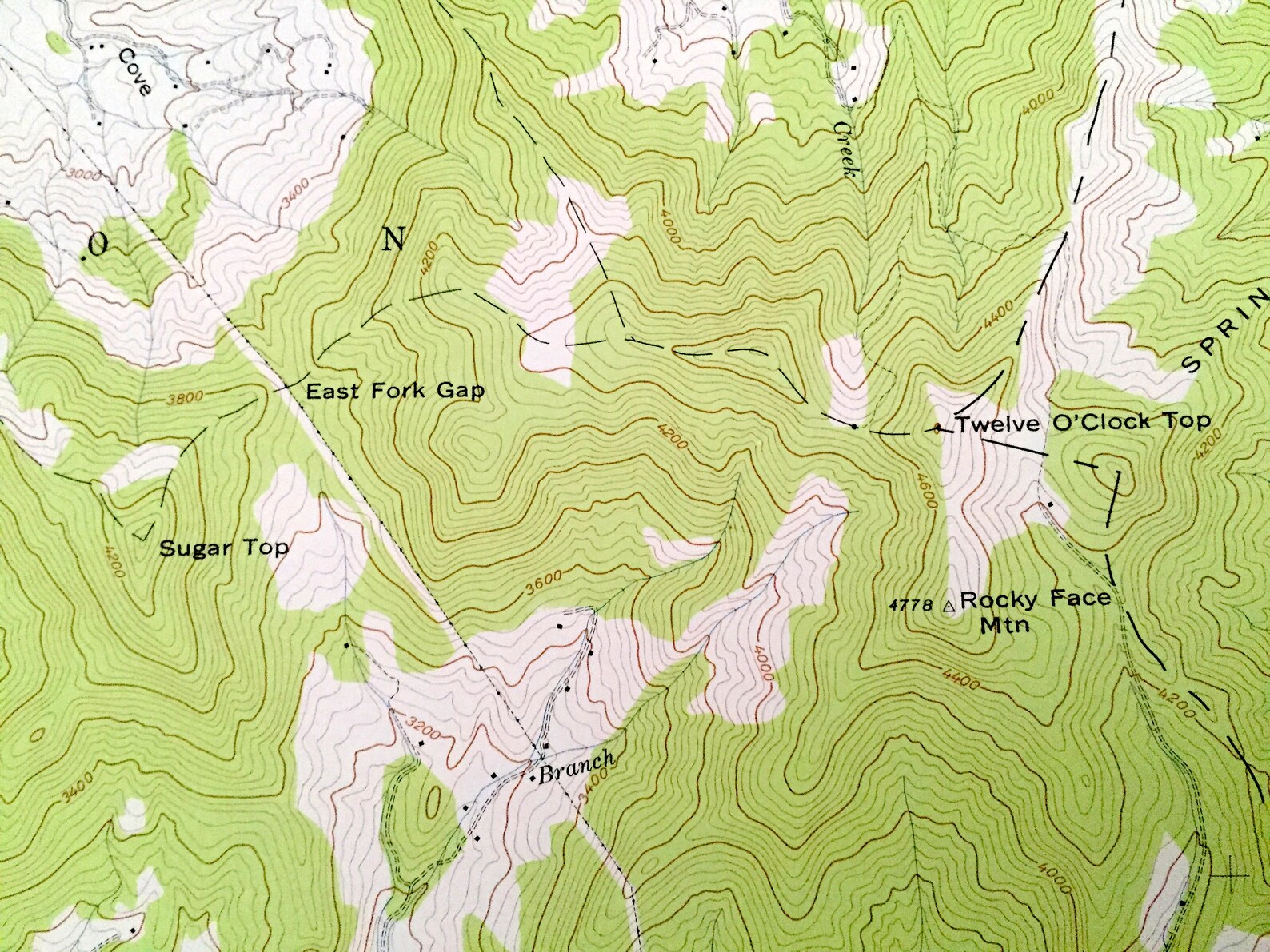 Antique Cruso North Carolina 1941 US Geological Survey Etsy