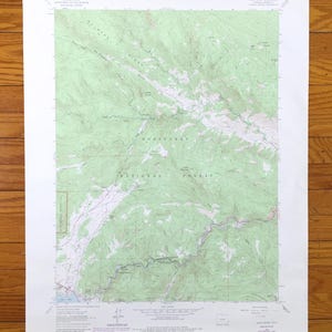 Ancienne carte topographique de Glen Haven, Colorado 1962 US Geological Survey - comté de Larimer, forêt nationale de Roosevelt, Eagle Rock, Estes, CO