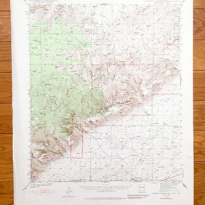 Antieke Carlsbad Caverns, New Mexico 1940 US Geological Survey Topografische Kaart - National Park, Eddy County, Sitting Bull, Guadalupe, NM