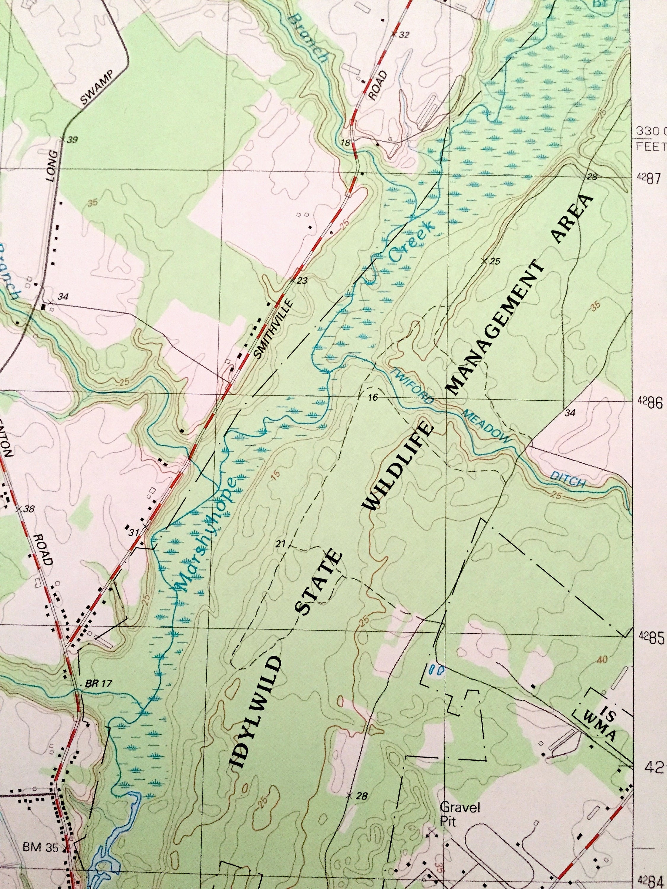 Antique Federalsburg Maryland 1988 US Geological Survey Etsy