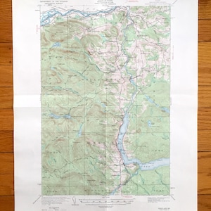 Antique Eagle Lake, Maine 1928 US Geological Survey Topographische Karte – Fort Kent, St. Johns, Wallagrass Plantation, Aroostook County, ME