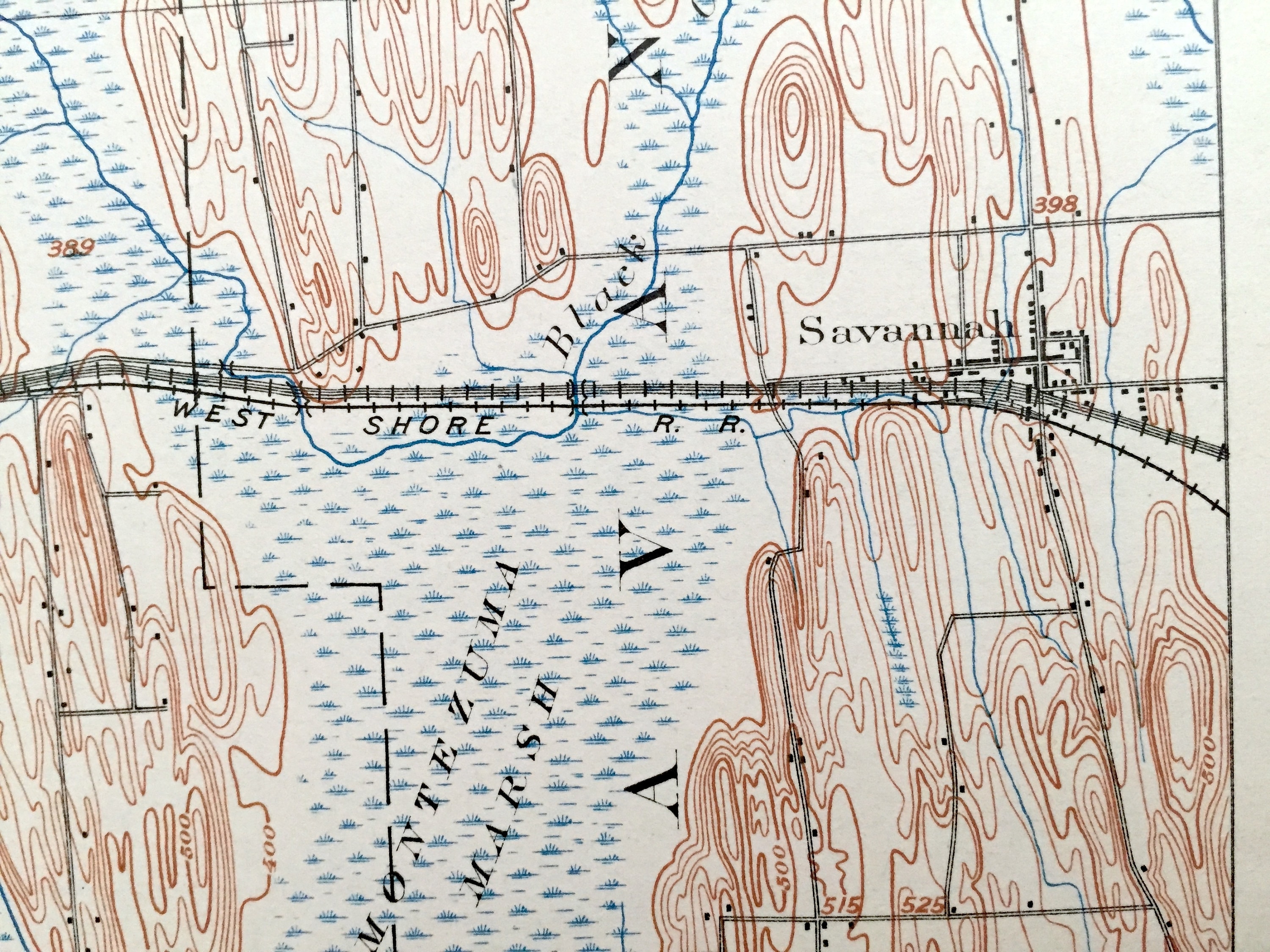 Antique Clyde New York 1902 US Geological Survey Topographic Etsy
