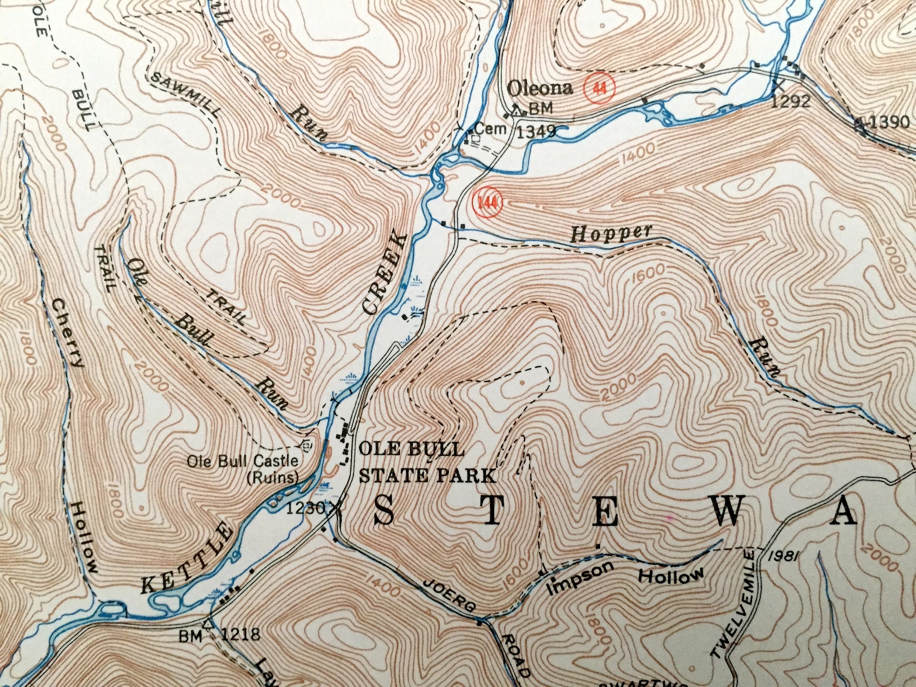 Antique Galeton Pennsylvania 1947 US Geological Survey Etsy