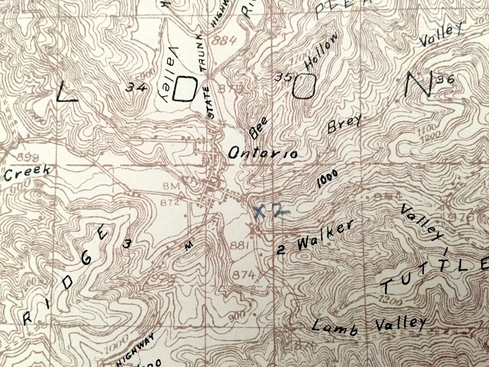 Antique La Farge Wisconsin 1923 US Geological Survey Etsy