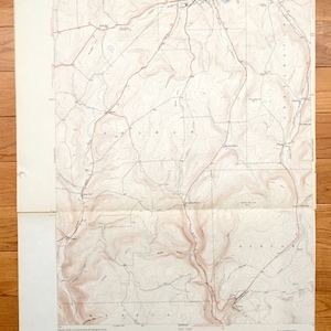 Antique Antrim, Pennsylvanie 1948 US Geological Survey Carte topographique - Wellsboro, Delmar, Charleston, Duncan, Morris, Draper, Stony Fork