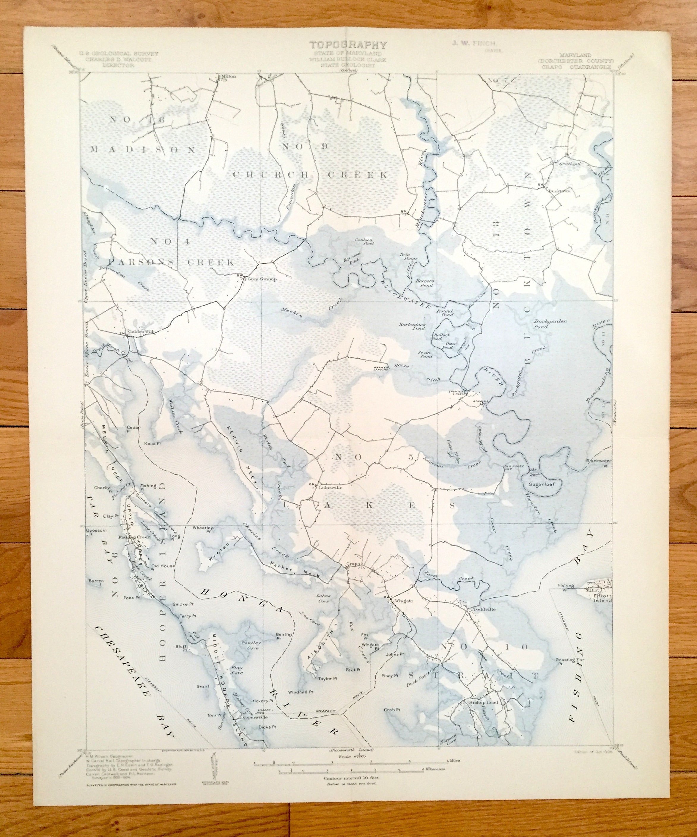 Lithographs Prints Drum Point Hooper Island Antique Chesapeake Bay