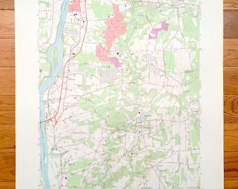 East Windsor Ct Map East Windsor Ct | Etsy