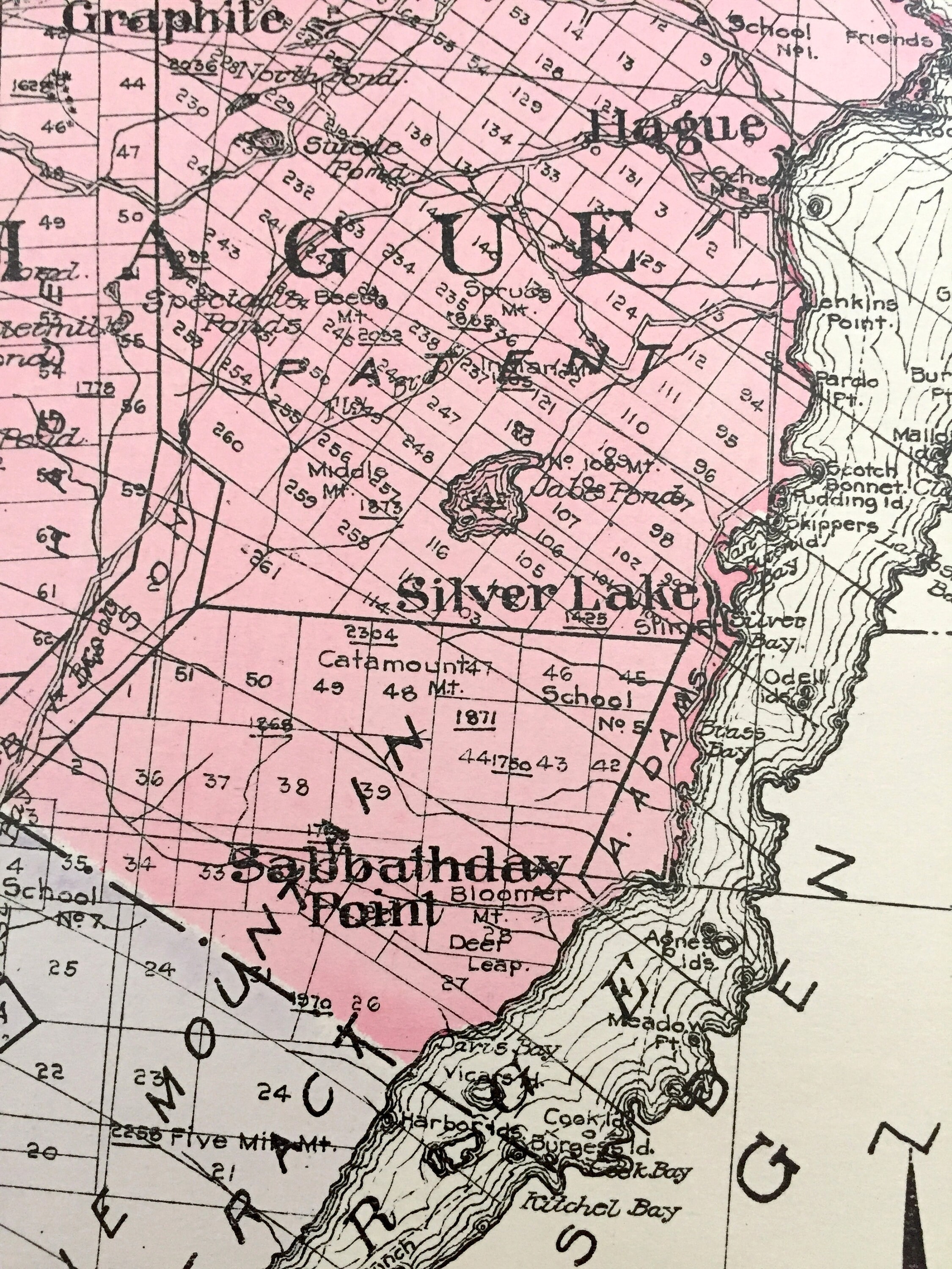 Antique Warren County New York 1912 New Century Atlas Map Etsy