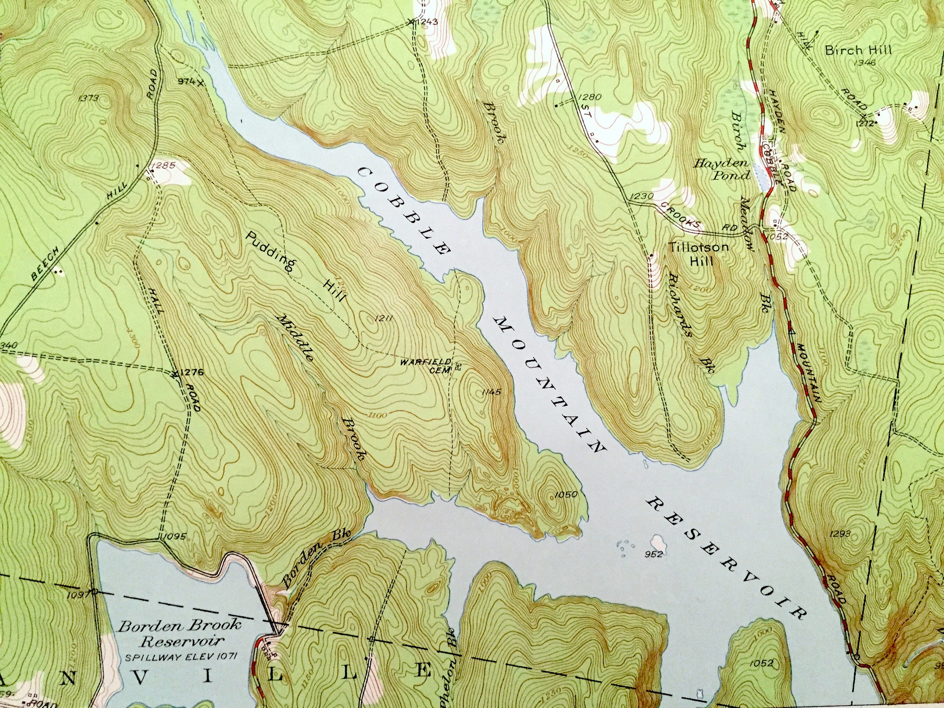 Antique Blandford Massachusetts 1955 US Geological Survey Etsy