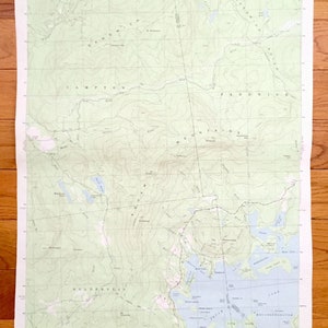 Antique Squam Lake, New Hampshire 1980 US Geological Survey Topographische Karte – Carroll, Grafton County, Campton, Sandwich, Holderness, NH