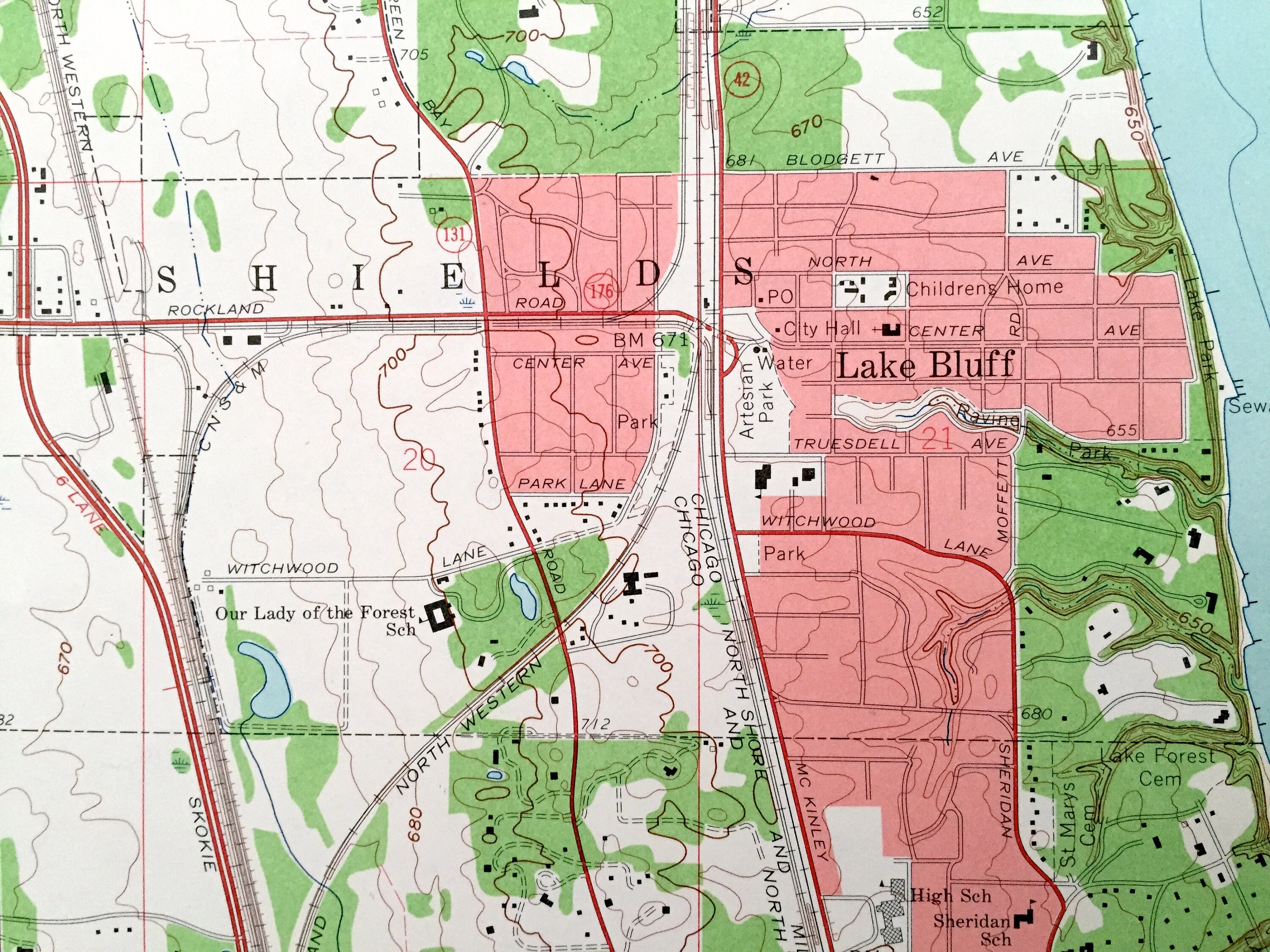 Antique Zion Illinois 1960 US Geological Survey Topographic Etsy