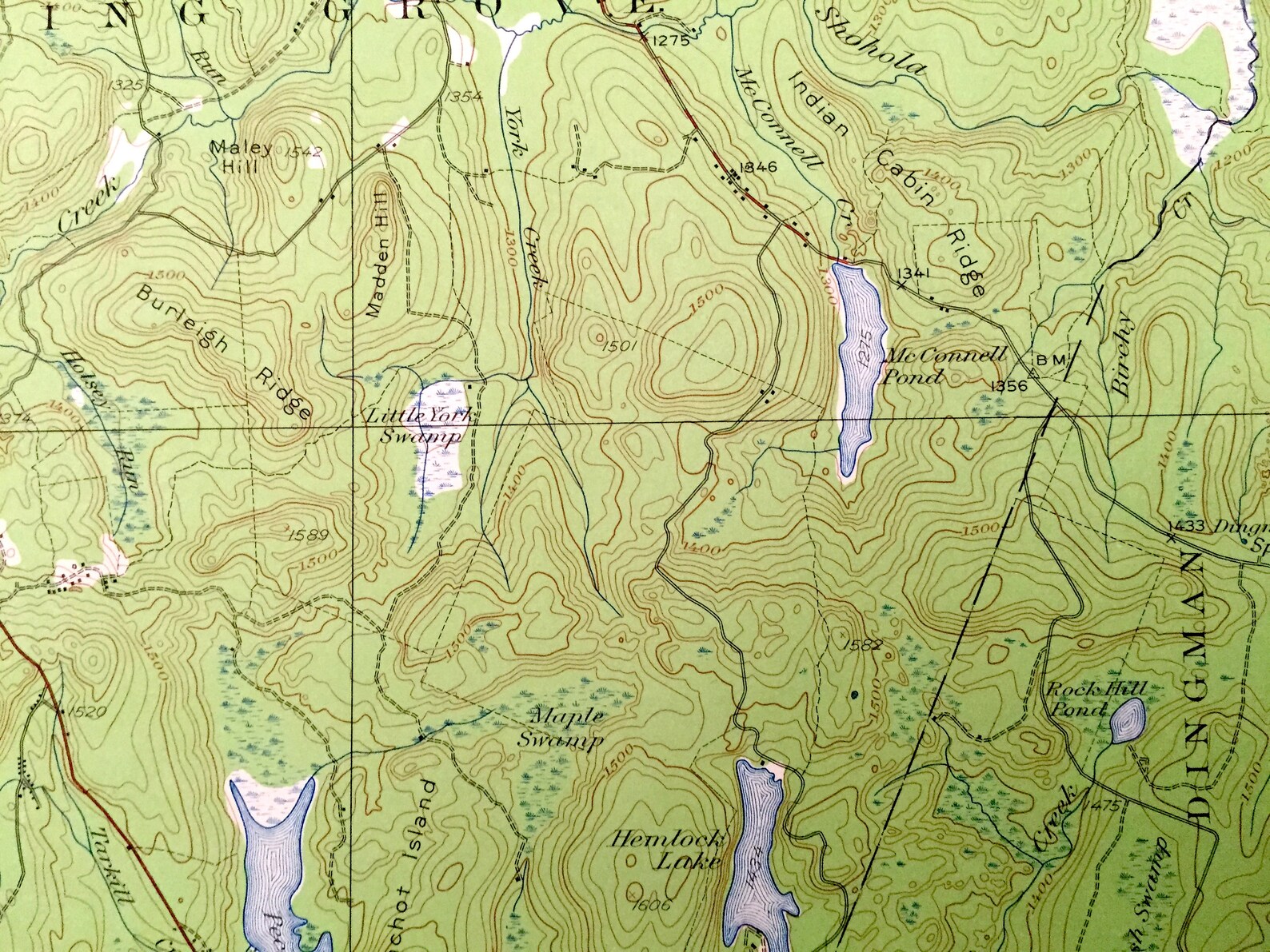 Antique Hawley Pennsylvania 1935 US Geological Survey Etsy UK