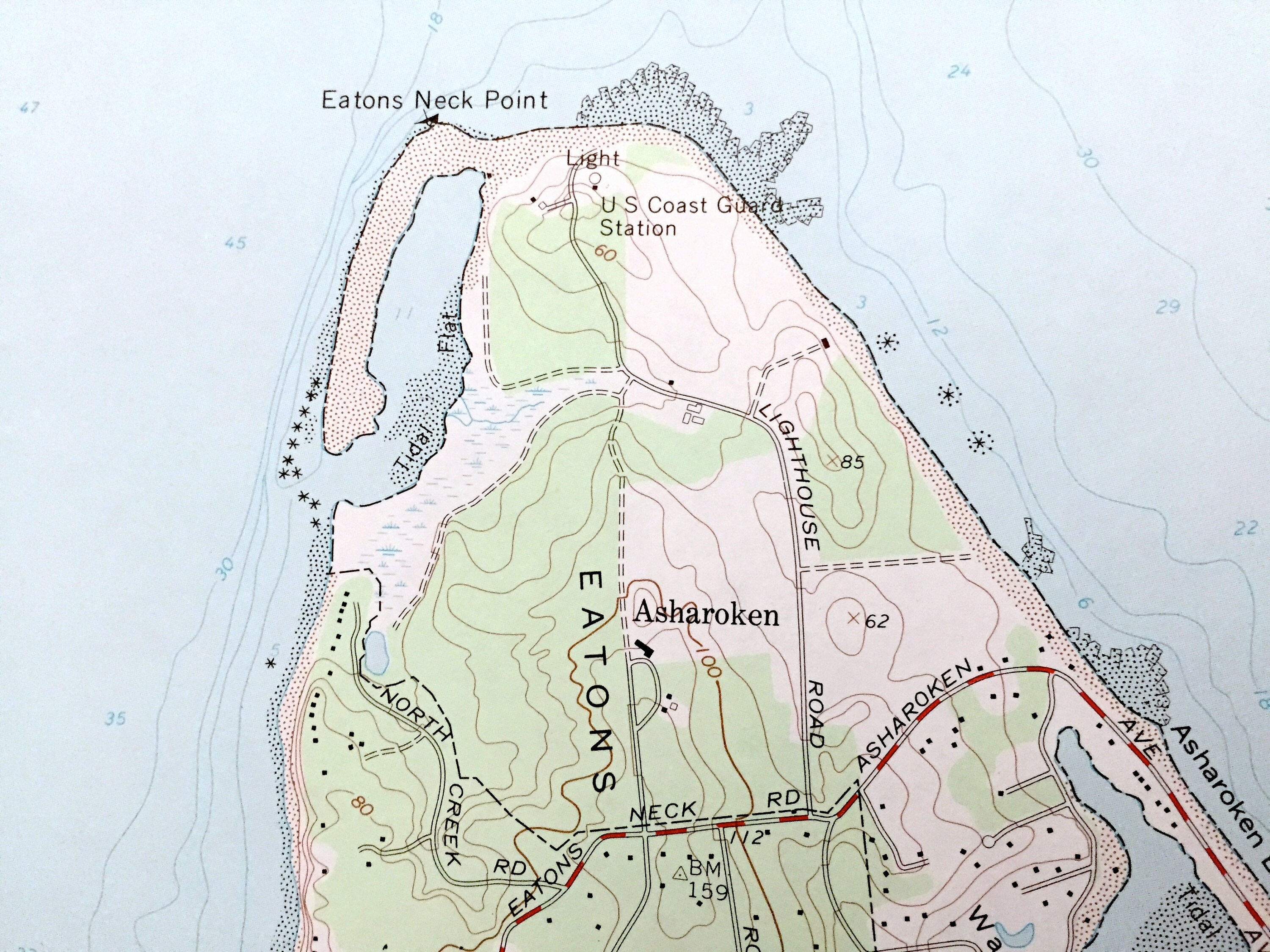 Antique Lloyd Harbor New York 1967 US Geological Survey Carte Etsy