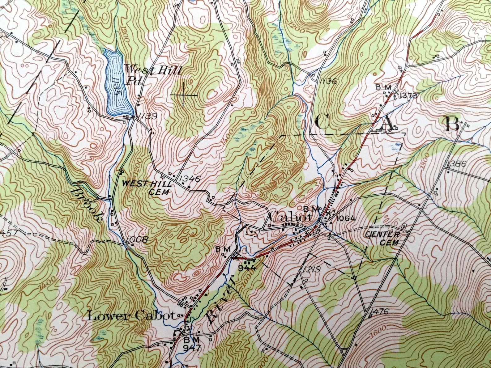 Antique Plainfield Vermont 1953 US Geological Survey | Etsy