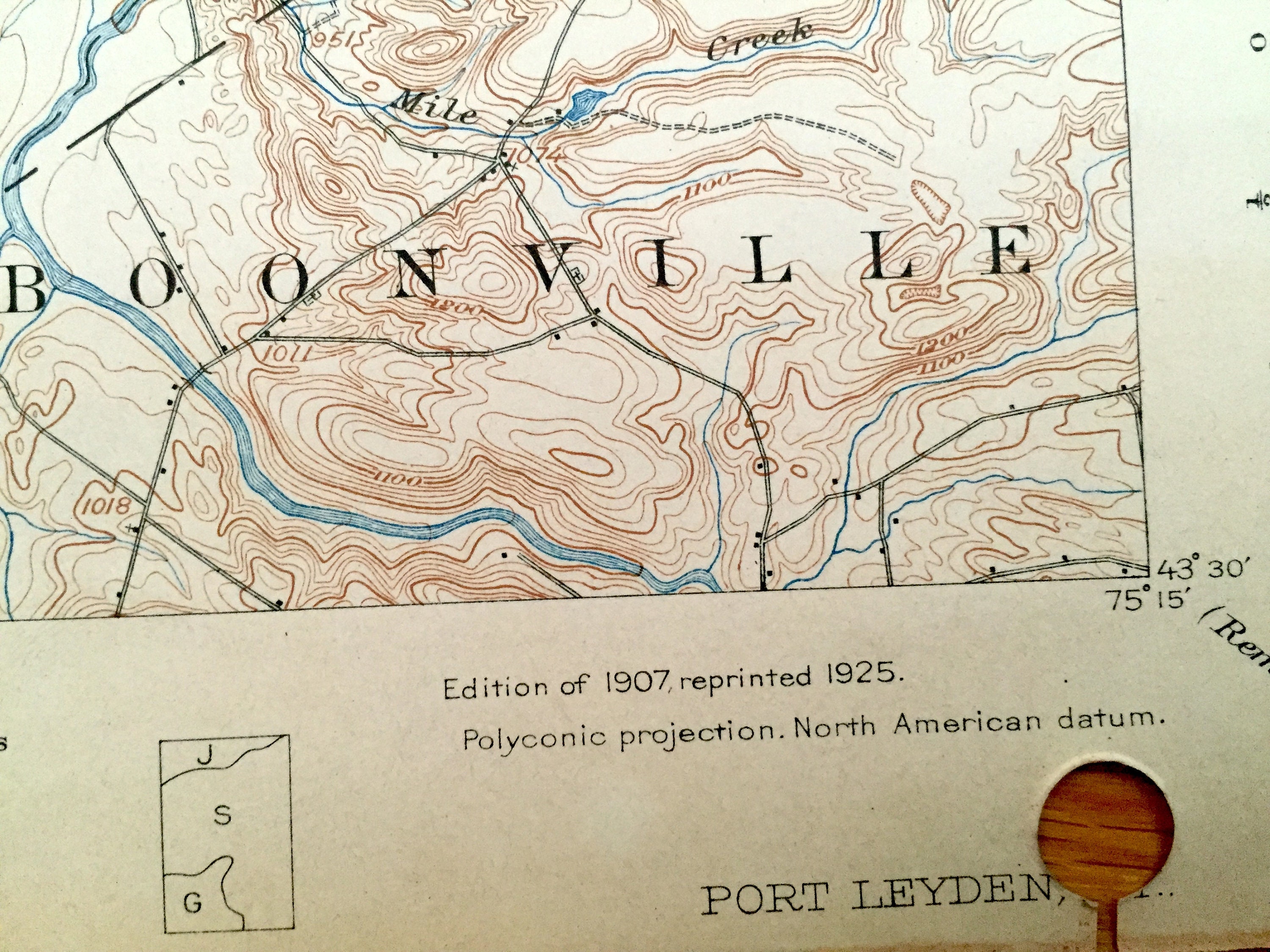 Antique Port Leyden New York 1907 US Geological Survey Etsy