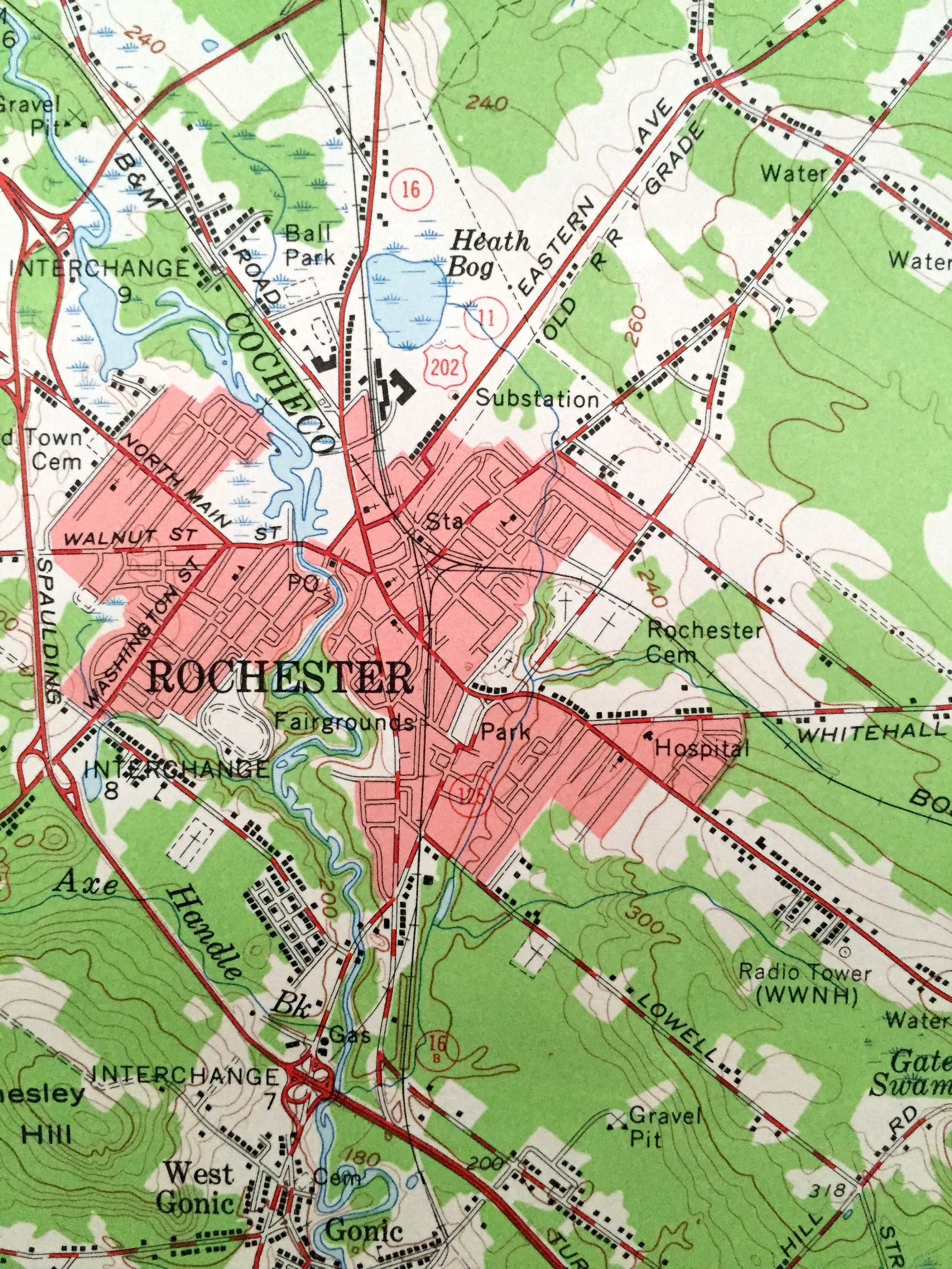 Antique Berwick Maine 1958 US Geological Survey Topographic Etsy