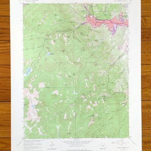 Antike Manitou Springs, Colorado 1961 US Geologische Dienst Topographische Karte - Colorado Springs, El Paso, Teller County, Minnehaha, CO