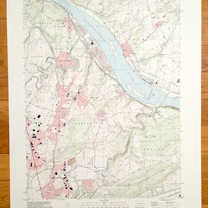 Antike York Haven, Pennsylvania, 1999 US Geologische Untersuchung Topographische Karte - Newberry, Conewago, East Manchester, Springettsbury, Hellam