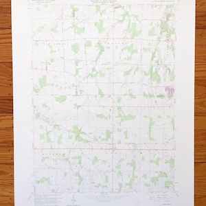 Antique Nova, Ohio 1960 US Geological Survey Topographie Karte – Ashland, Lorain, Huron County, Ruggles, Troy, New London, Rochester, OH