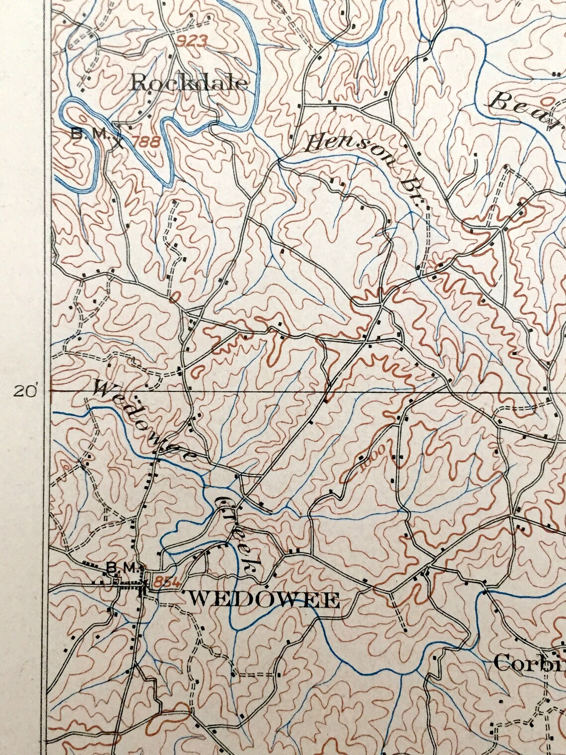 Antique Wedowee Alabama 1902 US Geological Survey Topographic Etsy