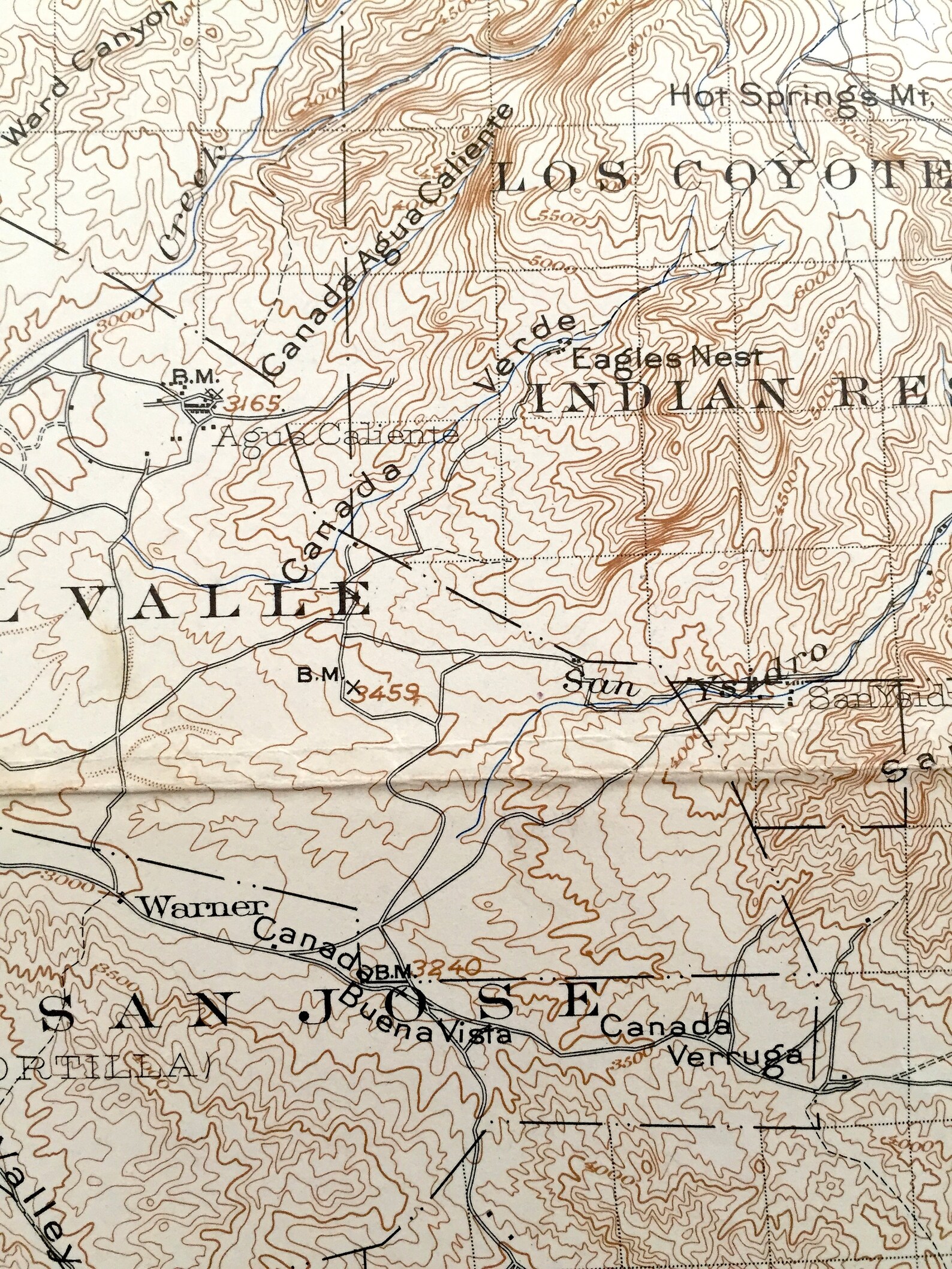 Antique Ramona California 1903 US Geological Survey  Etsy