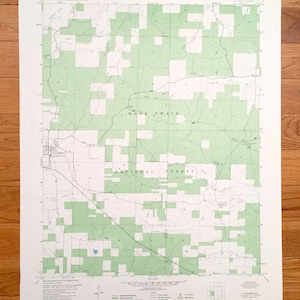 Antique Ellsinore, Missouri 1980 US Geological Survey Topographic Map – Wayne, Butler, Carter County, Orchard Switch, Hill Top, MO