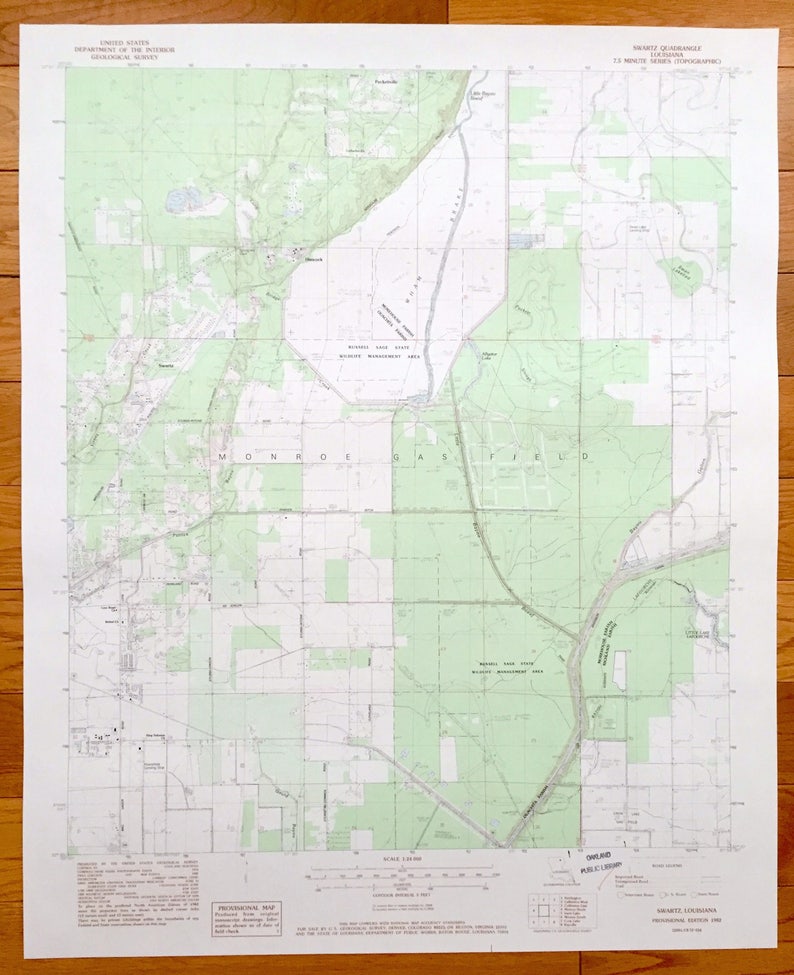 Boeuf Wildlife Management Area Map Maps For You