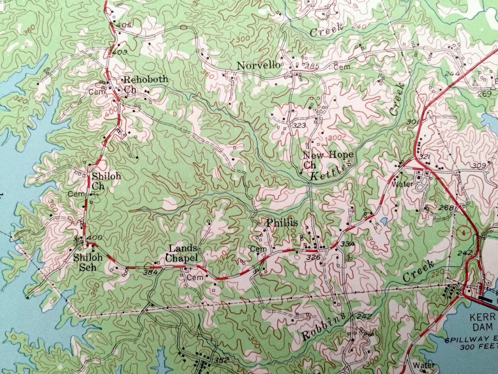 Antique Boydton Virginia 1955 US Geological Survey Etsy