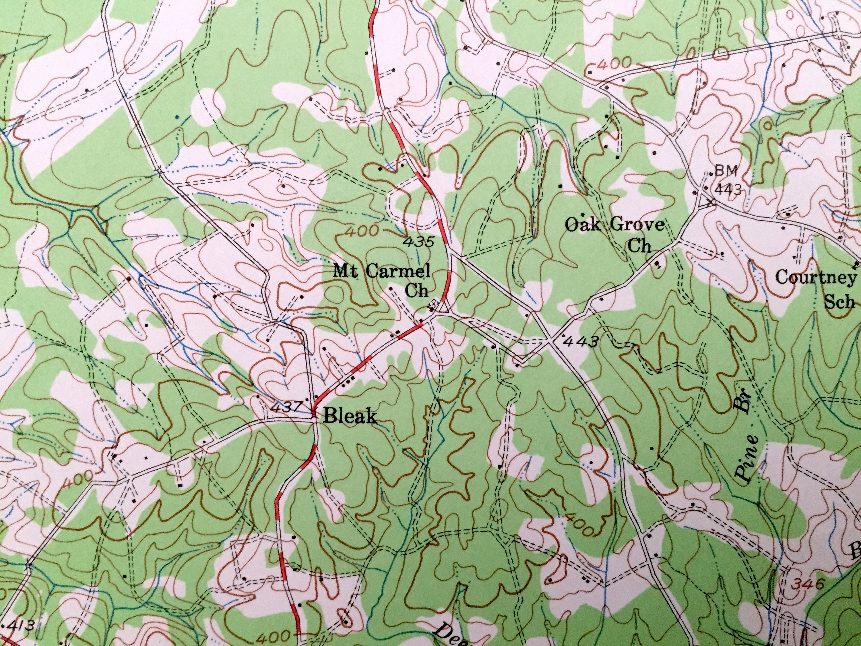Antique Catlett Virginia 1943 US Geological Survey Etsy