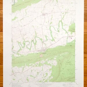 Antique Elizabethville, Pensilvania 1969 Mapa topográfico del Servicio Geológico de EE. UU. – Cartin, Berrysburg, Berry Mountain, Oakdale, Loyalton, PA