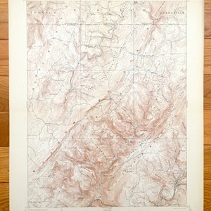 Antique Grantsville, Maryland 1904 US Geological Survey Carte topographique - Allegany, Garrett County, Barton - Somerset, Pennsylvanie MD PA