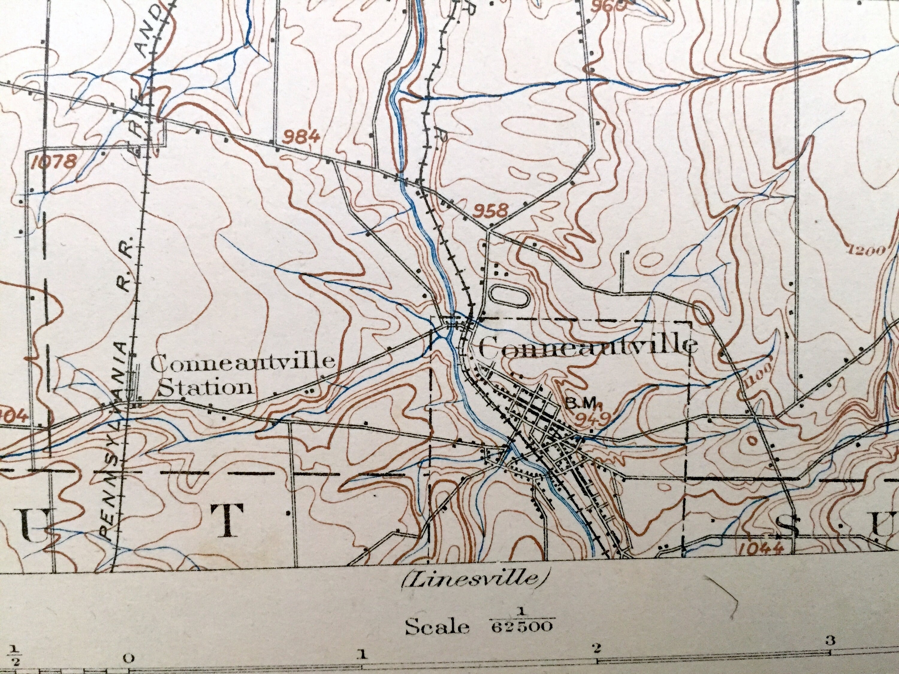 Antique Girard Pennsylvania 1900 US Geological Survey Etsy