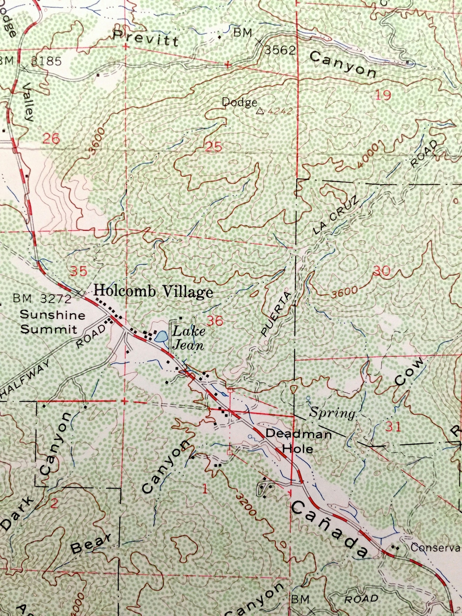 Antique Warner Springs California 1960 US Geological Survey Etsy