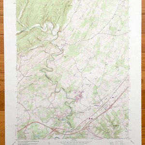 Antique Middletown, Virginia 1966 US Geological Survey Topographic Map – Marlboro, Lebanon Church, Wheatfield, Clary, Reliance, Oranda, VA