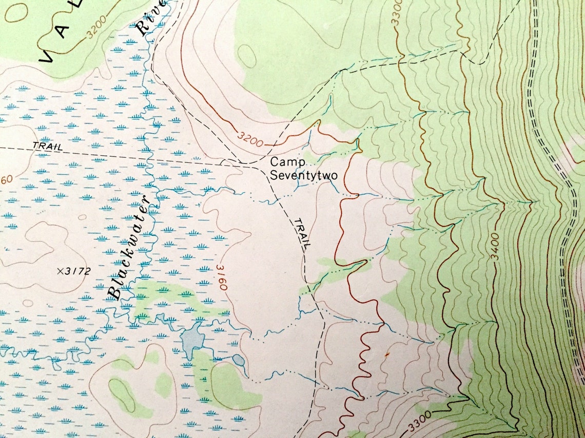 Antique Mount Storm Lake West Virginia 1967 US Geological Etsy