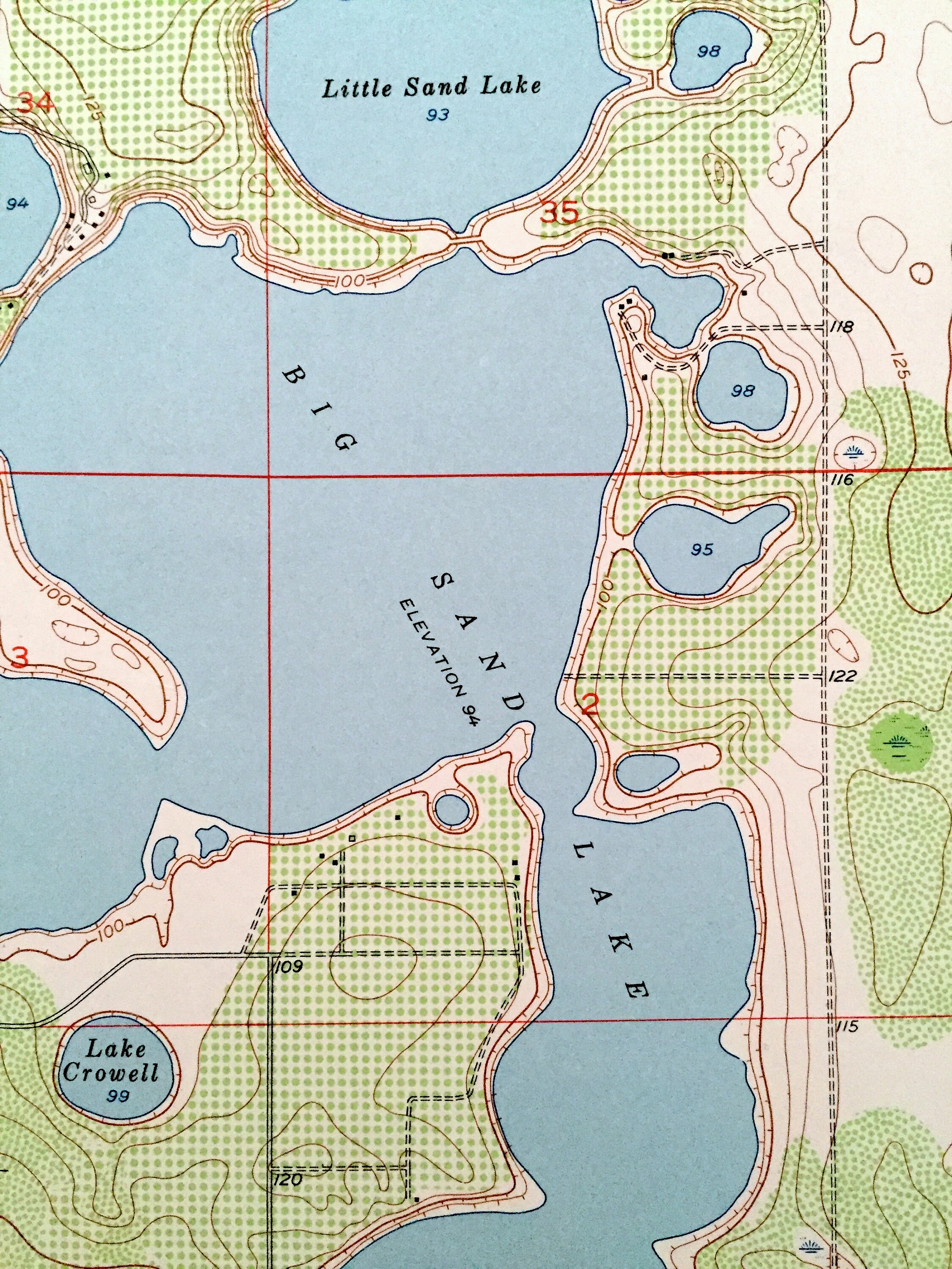 Antique Lake Jessamine Florida 1953 US Geological Survey Etsy