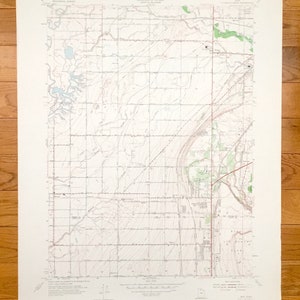 Antike Roy, Utah 1955 US Geological Survey topographische Karte - Weber, Davis County, Hill Air Force Base, Sonnenuntergang, Wilson, Hooper, Arsenal, UT