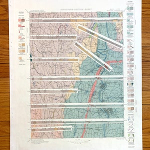 Antike Holyoke, Massachusetts 1898 US Geologische Übersicht Topographische Karte - Springfield, Northampton, Deerfield, Amherst, Ashfield, MA