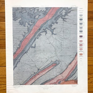 Antique Gadsden, Alabama 1896 US Geological Survey Carte topographique - Comté d'Etowah, Warrenton, Grove Oak, Bloomfield, Albertville, AL