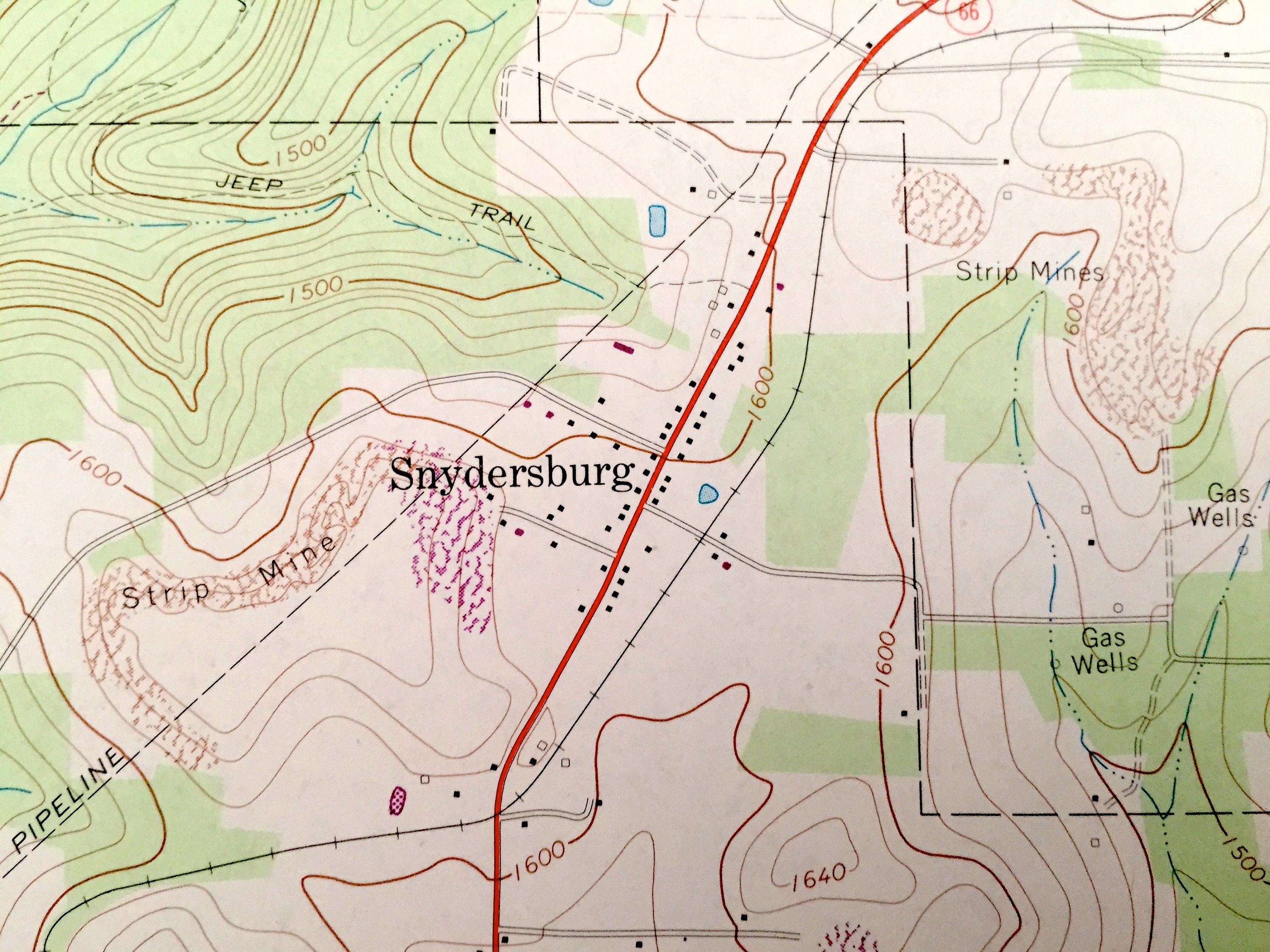 Antique Lucinda Pennsylvania 1967 US Geological Survey Etsy