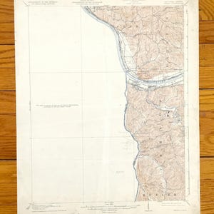 Mapa topográfico antigo de Ceredo, West Virginia, 1913, US Geological Survey – Lawrence, Wayne County, Ohio River, Kenova, Butler, Perry, WV OH