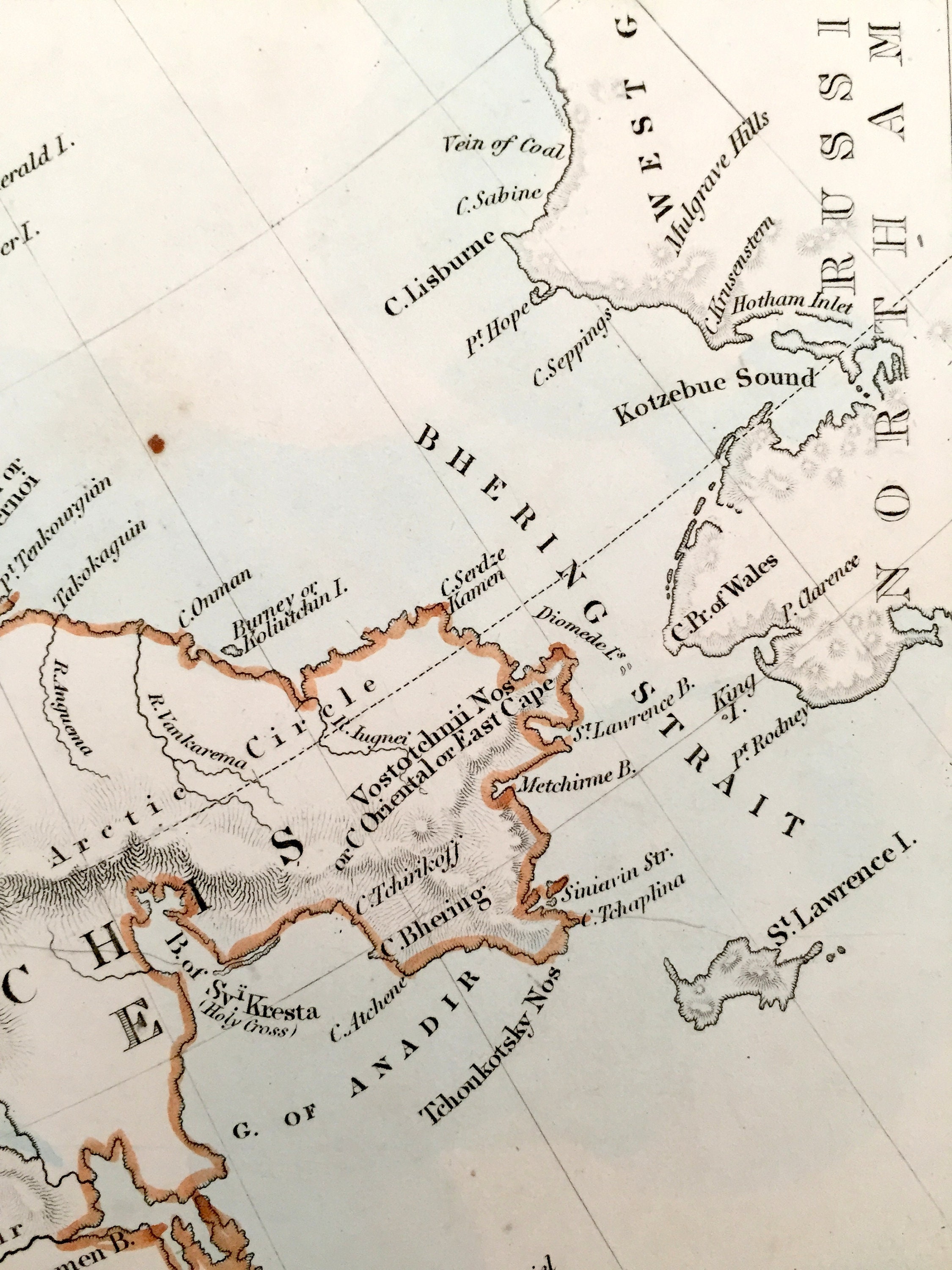 Antique 1845 Russia Map From SDUK Atlas – Eastern Siberia, China, Alaska,  Tartar, Kamtchatka, Bering Strait, Okhotsk, Iakoutsk, Arctic Ocean - Etsy, image size:2250x3000