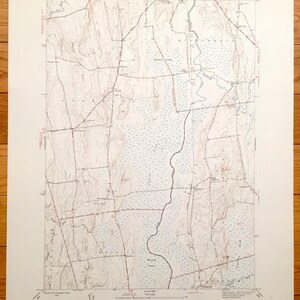 Antique Cornwall, Vermont 1946 US Geological Survey Topographic Map – Middlebury, Salisbury, Farmingdale, West Salisbury, Shoreham, VT