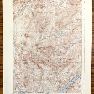 Antique Stony Creek, New York 1910 US Geological Survey Topographic Map – Hamilton, Warren, Saratoga County, Adirondacks, Sacandaga, Day, NY