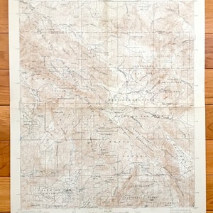 Antique Ramona, California 1903 Mapa Topográfico del Servicio Geológico de los Estados Unidos – San Diego, Condado de Riverside, Bosque Nacional de Cleveland, San Pasqual